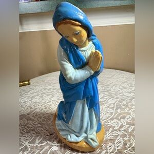 Vintage Virgin Mary Figurine